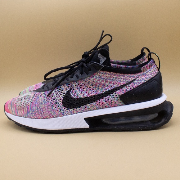 Nike Air Max Flyknit Racer Multi-Color Running Shoes DM9073-300 Women's Size 8.5 - Picture 1 of 8